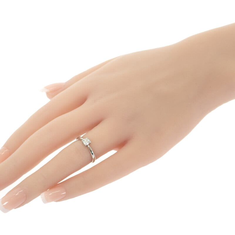 Pt900 デザイン ジュエリー 8号 リング Pt900プラチナ ダイヤモンド レディース【中古】【Aランク】