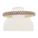 デザインジュエリー フルダイヤ エタニティ 11.5号 リング K18イエローゴールド ダイヤモンド ダイヤモンド レディース【中古】【Aランク】