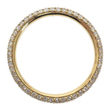 デザインジュエリー フルダイヤ エタニティ 11.5号 リング K18イエローゴールド ダイヤモンド ダイヤモンド レディース【中古】【Aランク】