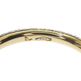 デザインジュエリー フルダイヤ エタニティ 11.5号 リング K18イエローゴールド ダイヤモンド ダイヤモンド レディース【中古】【Aランク】