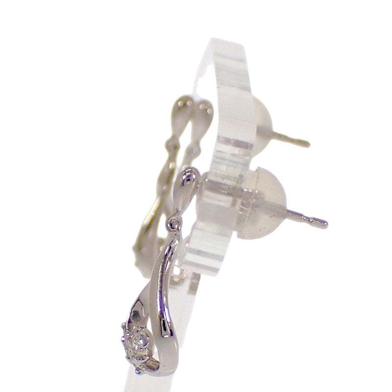 ヴァンドーム VANDOME ドロップ ピアス Pt950プラチナ Pt900プラチナ ダイヤモンド レディース【中古】【Aランク】