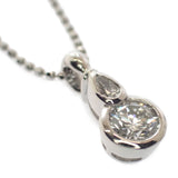 【中古】 デザイン ジュエリー ネックレス Pt850/900プラチナ ダイヤモンド ダイヤモンド レディース【Aランク】