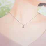 【中古】 デザイン ジュエリー ネックレス Pt850/900プラチナ ダイヤモンド ダイヤモンド レディース【Aランク】