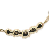 WISP ウィスプ K18YG カーブ ネックレス K18イエローゴールド ダイヤモンド レディース【中古】【Aランク】