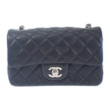 シャネル CHANEL ミニ クラシック ハンドバッグ A69900-Y04059-94305 ショルダーバッグ ラムスキン ブラック シルバー金具 レディース【中古】【Aランク】