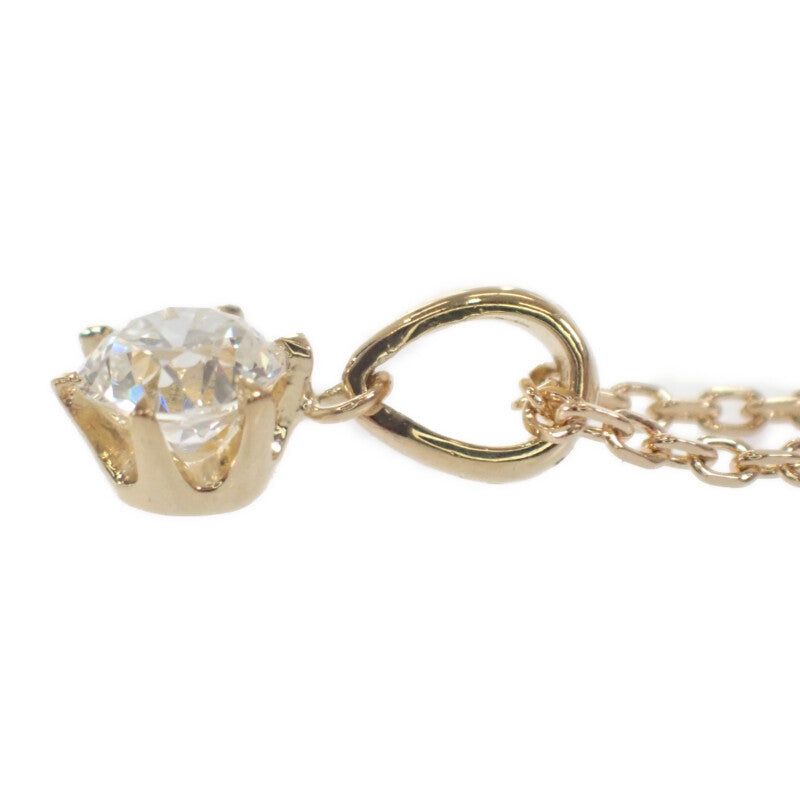 デザインジュエリー ネックレス K18イエローゴールド ダイヤモンド レディース【中古】【Aランク】