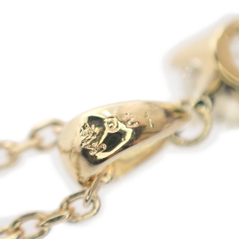 デザインジュエリー ネックレス K18イエローゴールド ダイヤモンド レディース【中古】【Aランク】