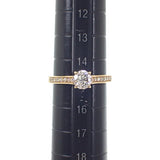 デザインジュエリー 15号 リング K18イエローゴールド ダイヤモンド レディース【中古】【Aランク】