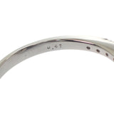 フラワーモチーフ デザインジュエリー リング Pt900プラチナ ダイヤモンド シルバー ダイヤモンド レディース【中古】【Aランク】