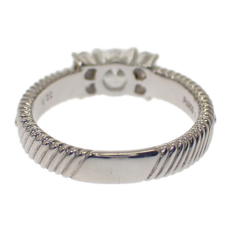 デザインジュエリー 10号 リング Pt900プラチナ ダイヤモンド レディース【中古】【Aランク】