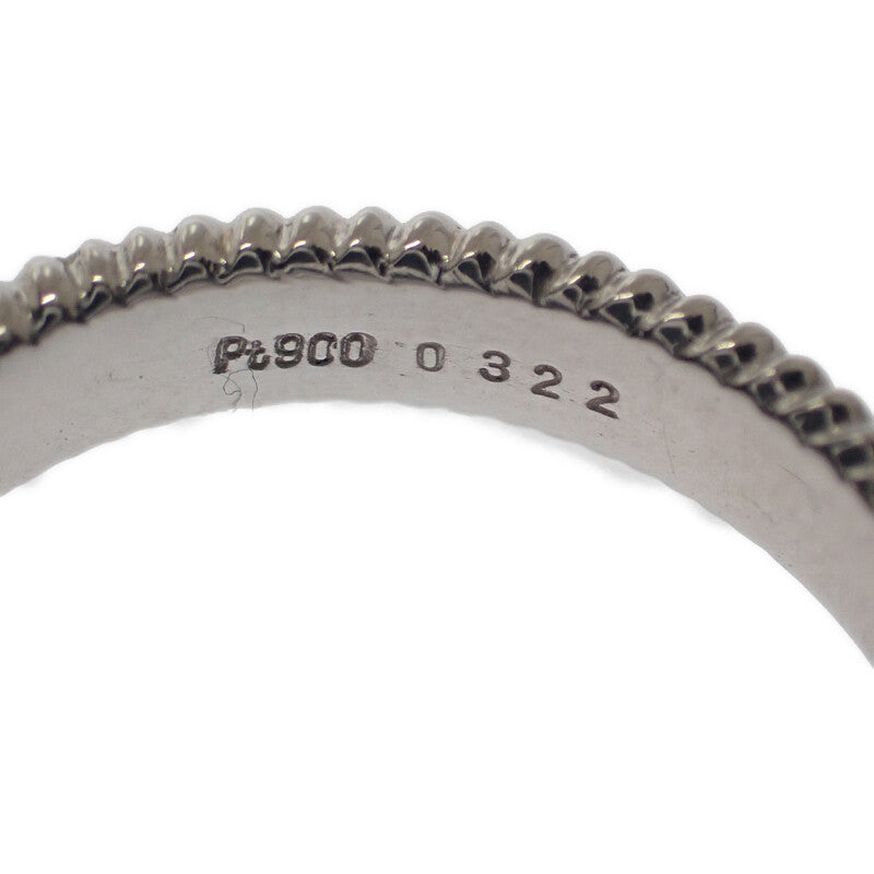 デザインジュエリー 10号 リング Pt900プラチナ ダイヤモンド レディース【中古】【Aランク】