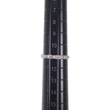 【中古】 デザインジュエリー リボンモチーフ リング K18ホワイトゴールド 11号 ダイヤモンド レディース【Aランク】
