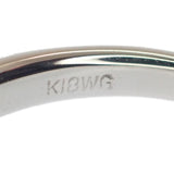 【中古】 デザインジュエリー リボンモチーフ リング K18ホワイトゴールド 11号 ダイヤモンド レディース【Aランク】