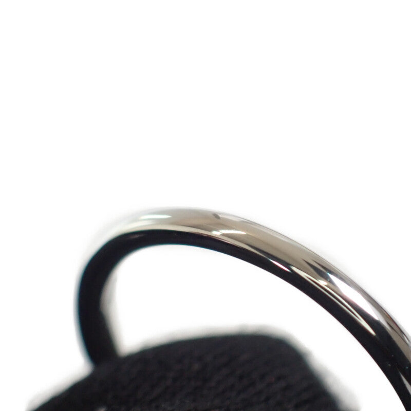 デザイン ジュエリー フラワー リング Pt900プラチナ 10号 ダイヤモンド レディース【中古】【Aランク】