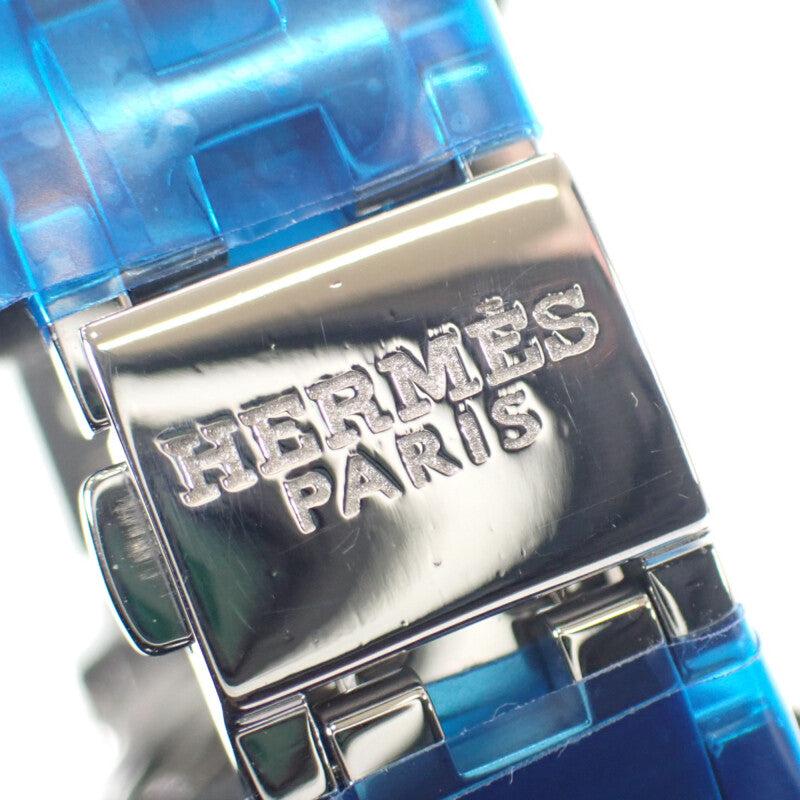 愛馬仕 HERMES Clipper Nacre CL4.230 手錶 不鏽鋼 銀色 石英 白色貝殼錶盤 女款【二手】【A級品】