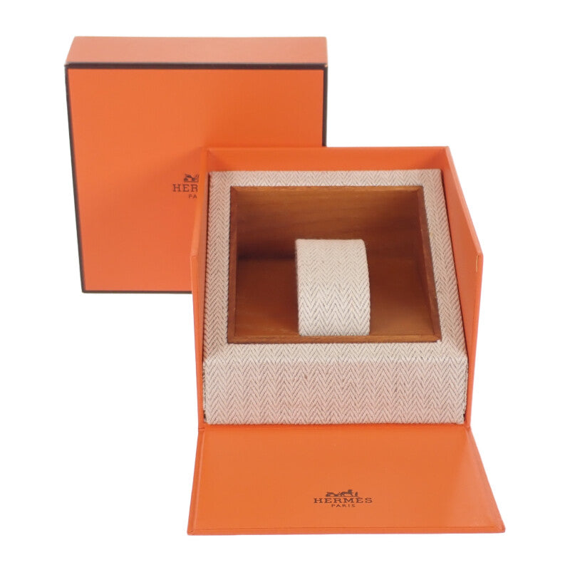 愛馬仕 HERMES Clipper Nacre CL4.230 手錶 不鏽鋼 銀色 石英 白色貝殼錶盤 女款【二手】【A級品】