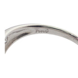 【中古】 デザイン ジュエリー リング Pt900プラチナ ダイヤモンド レディース【Aランク】