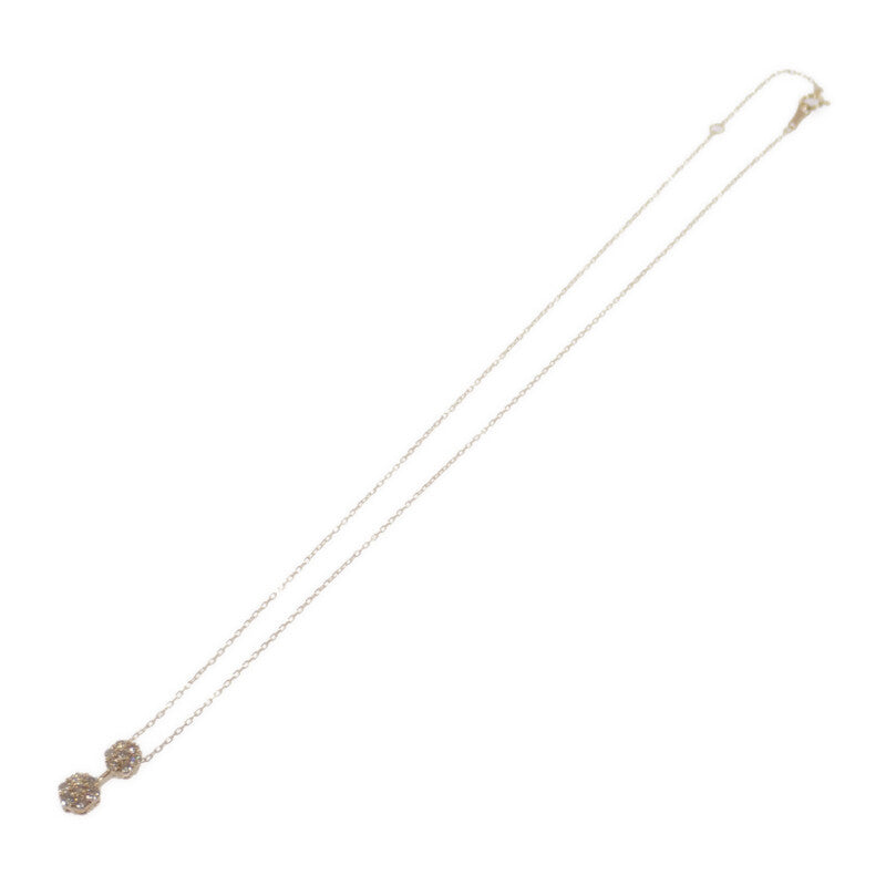 デザインジュエリー ネックレス K18イエローゴールド ダイヤモンド レディース【中古】【Aランク】