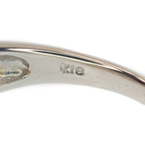 【中古】 K18 Pt900 デザインジュエリー クロス リング K18ゴールド Pt900プラチナ 14号 ダイヤモンド レディース【Aランク】