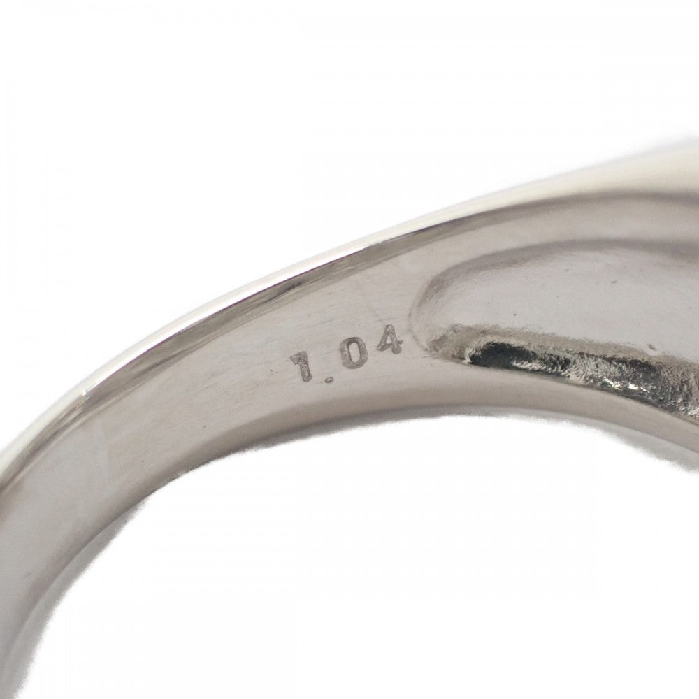 【中古】 デザイン ジュエリー リング Pt900プラチナ 12号 ダイヤモンド レディース【Aランク】