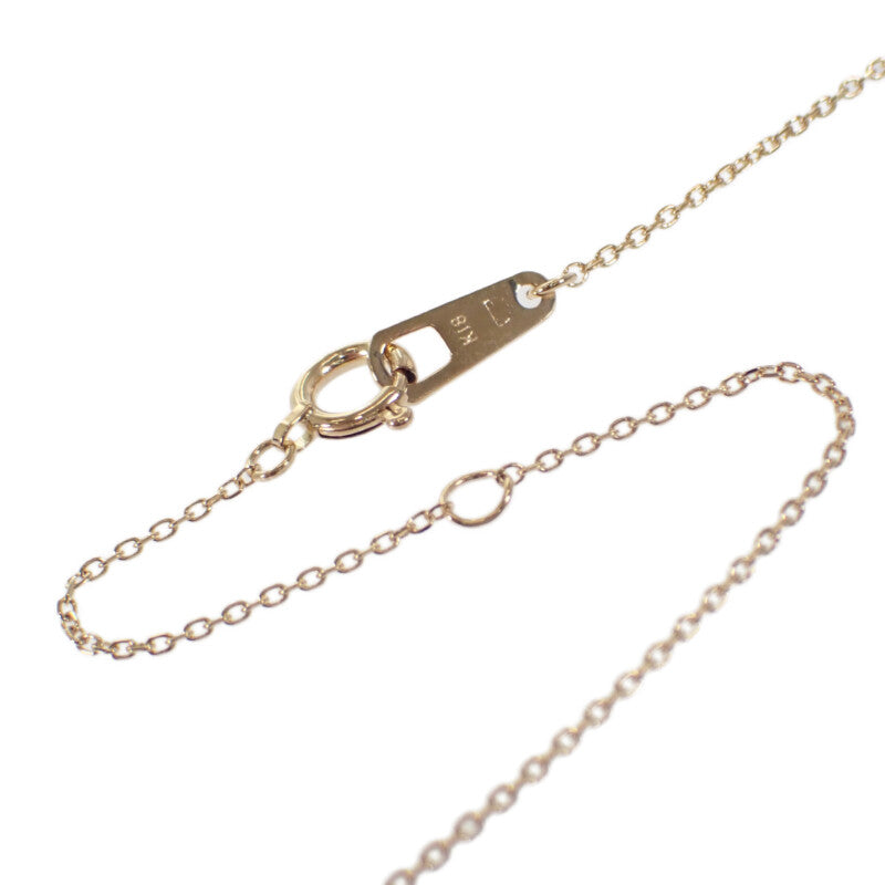 SEIKO ジュエリー K18YG ターコイズ ネックレス K18イエローゴールド ブルー ターコイズ ダイヤモンド レディース【中古】【Aランク】