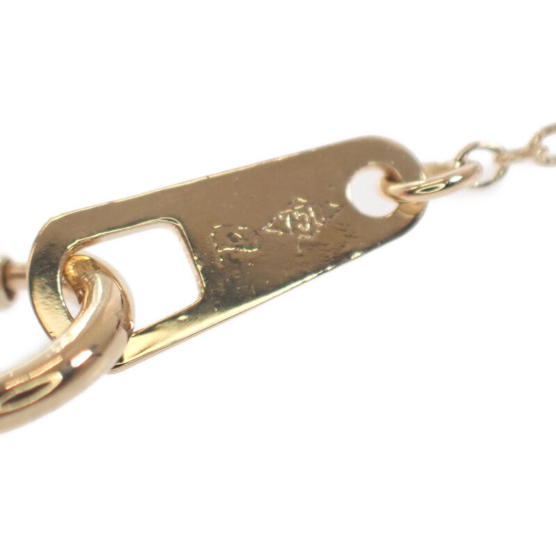 SEIKO ジュエリー K18YG ターコイズ ネックレス K18イエローゴールド ブルー ターコイズ ダイヤモンド レディース【中古】【Aランク】