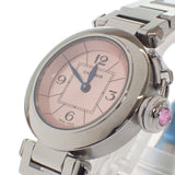 カルティエ CARTIER ミスパシャ W3140008 腕時計 ステンレススチール ピンク クオーツ ピンク文字盤 レディース【中古】【Aランク】