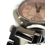 カルティエ CARTIER ミスパシャ W3140008 腕時計 ステンレススチール ピンク クオーツ ピンク文字盤 レディース【中古】【Aランク】