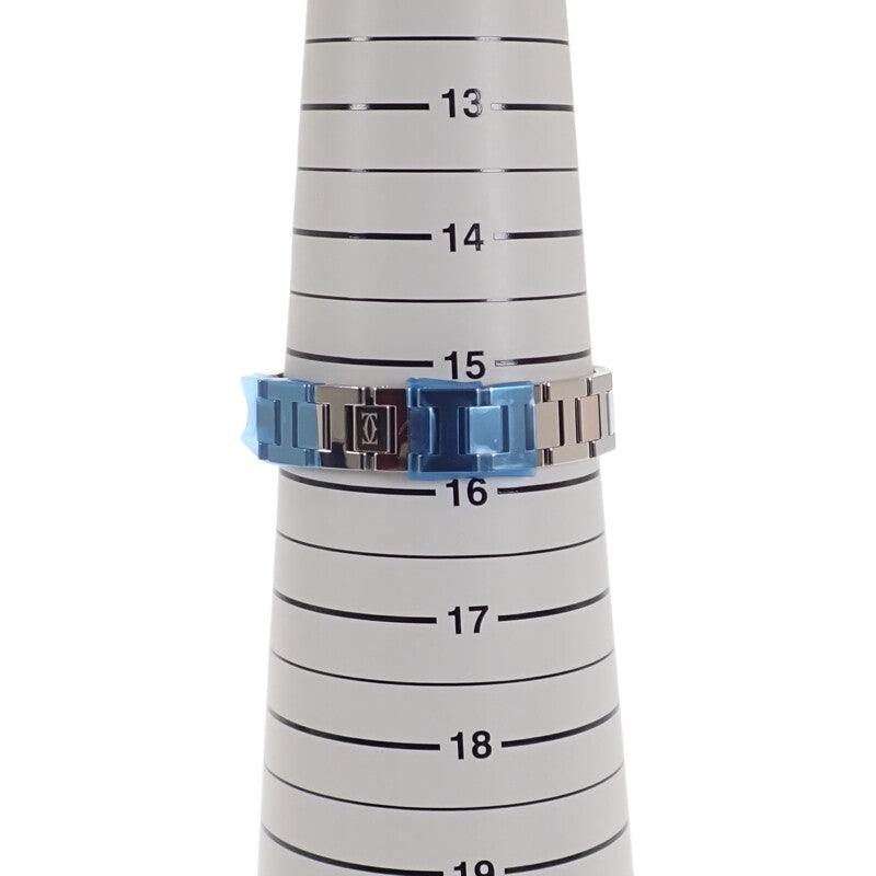 カルティエ CARTIER ミスパシャ W3140008 腕時計 ステンレススチール ピンク クオーツ ピンク文字盤 レディース【中古】【Aランク】