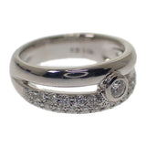 ミキモト MIKIMOTO ジュエリー 8号 リング Pt950プラチナ ダイヤモンド レディース【中古】【Aランク】