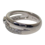 ミキモト MIKIMOTO ジュエリー 8号 リング Pt950プラチナ ダイヤモンド レディース【中古】【Aランク】