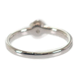 【中古】 デザイン ジュエリー サークル チョコ留め リング Pt900プラチナ 11号 ダイヤモンド レディース メンズ【Aランク】