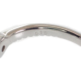 【中古】 デザイン ジュエリー サークル チョコ留め リング Pt900プラチナ 11号 ダイヤモンド レディース メンズ【Aランク】