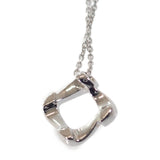 ヨンドシー 4℃ スクエア モチーフ ネックレス K18ホワイトゴールド ダイヤモンド レディース【中古】【Aランク】