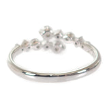 デザイン ジュエリー リング Pt900プラチナ 13号 ダイヤモンド レディース【中古】【Aランク】