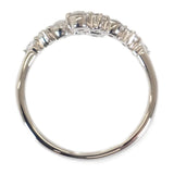 デザイン ジュエリー リング Pt900プラチナ 13号 ダイヤモンド レディース【中古】【Aランク】