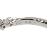 デザイン ジュエリー リング Pt900プラチナ 13号 ダイヤモンド レディース【中古】【Aランク】