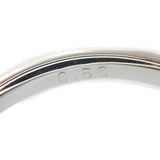 デザイン ジュエリー リング Pt900プラチナ 13号 ダイヤモンド レディース【中古】【Aランク】