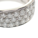 Pt850 デザイン ジュエリー 15号 リング Pt850プラチナ ダイヤモンド レディース【中古】【Aランク】