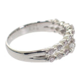 Pt900 デザイン ジュエリー 11号 リング Pt900プラチナ ダイヤモンド レディース【中古】【Aランク】