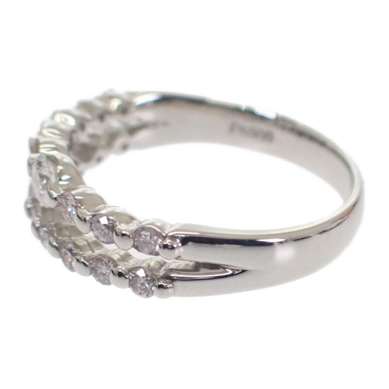 Pt900 デザイン ジュエリー 11号 リング Pt900プラチナ ダイヤモンド レディース【中古】【Aランク】