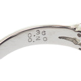 Pt900 デザイン ジュエリー 11号 リング Pt900プラチナ ダイヤモンド レディース【中古】【Aランク】