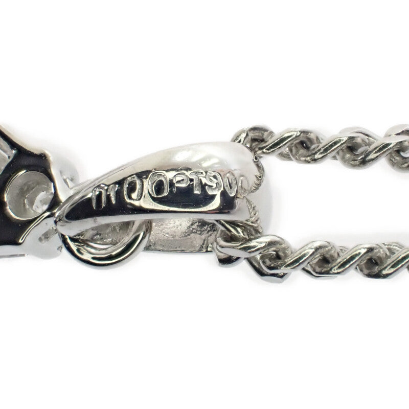 デザインジュエリー スター ネックレス Pt900プラチナ Pt850プラチナ ダイヤモンド レディース【中古】【Aランク】