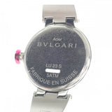 ブルガリ BVLGARI ピッコラ・ルチェア 腕時計 ステンレススチール シルバー クオーツ ブラック文字盤 レディース【中古】【Aランク】