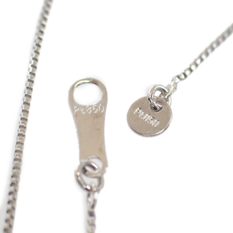 【中古】 Pt850/900 D デザインジュエリー ネックレス Pt850プラチナ Pt900プラチナ ダイヤモンド レディース【Aランク】
