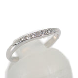 デザイン ジュエリー 8号 リング Pt950プラチナ ダイヤモンド レディース【中古】【Aランク】