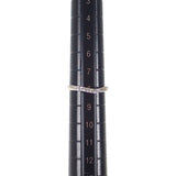 デザイン ジュエリー 8号 リング Pt950プラチナ ダイヤモンド レディース【中古】【Aランク】