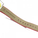 フェンディ FENDI フェンディマニア FOW850A2YAF0C0U 腕時計 ステンレススチール レザー クオーツ レッド文字盤 レディース【中古】【Aランク】