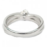 【中古】 デザイン ジュエリー リング Pt900プラチナ 9号 ダイヤモンド レディース【Aランク】