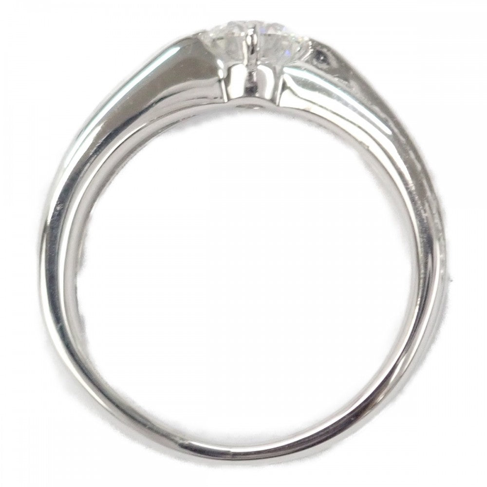 デザイン ジュエリー 9号 リング Pt900プラチナ ダイヤモンド レディース【中古】【Aランク】